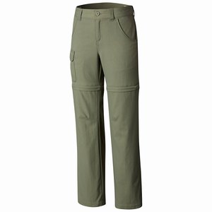 Columbia Pantalones Silver Ridge™ III Convertible Niña Verdes (850AEFKGC)
